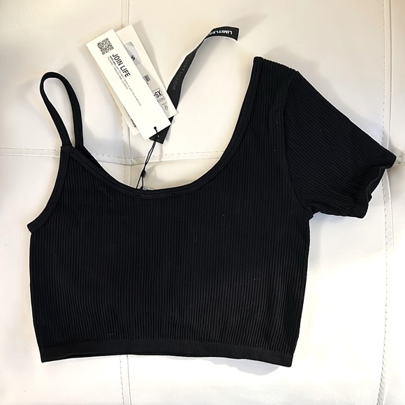 Zara Ribbed Crop Top - Picture 2 of 4